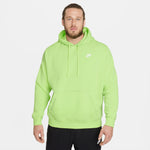 Men's Nike Sportswear Club Fleece Left Chest Hoodie - 736 - LIGHT LEMON TWIST