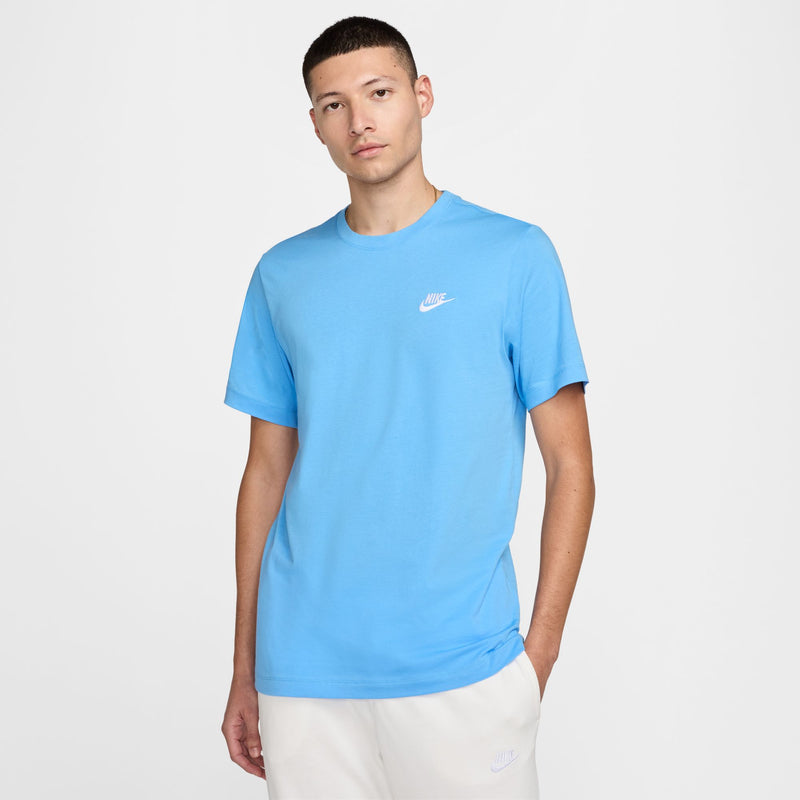 Men's Nike Sportswear Club T-Shirt - 412 - UNIVERSITY BLUE