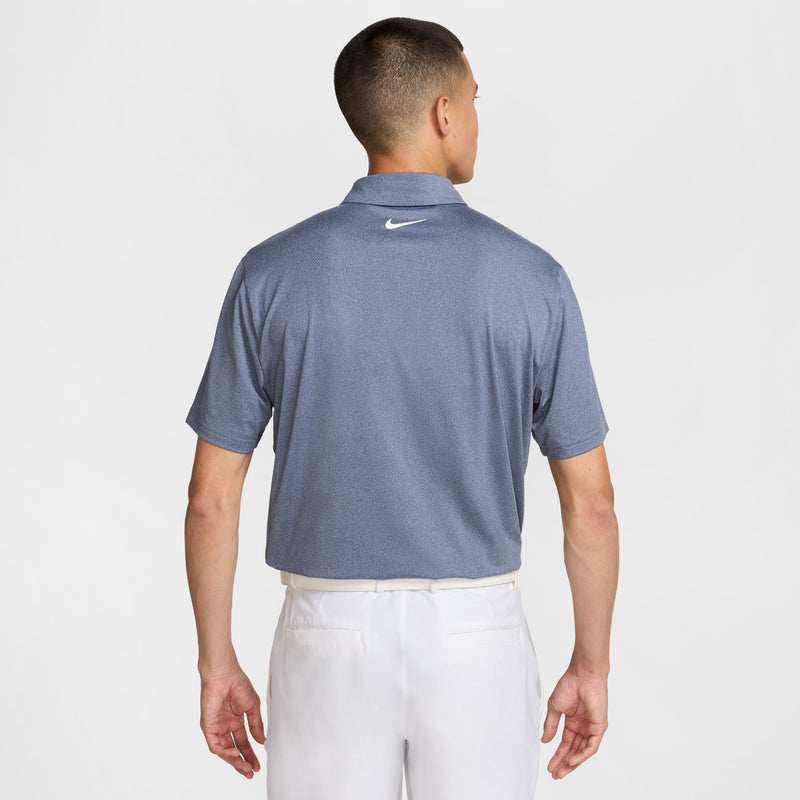 Men's Nike Tour Heathered Golf Polo - 410NAVY