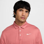 Men's Nike Tour Heathered Golf Polo - 671RED