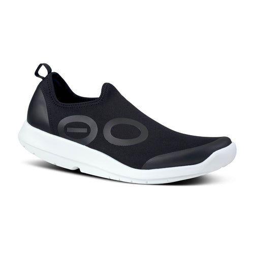 Men's OOFOS OOomg Sport - WHITE/BLACK