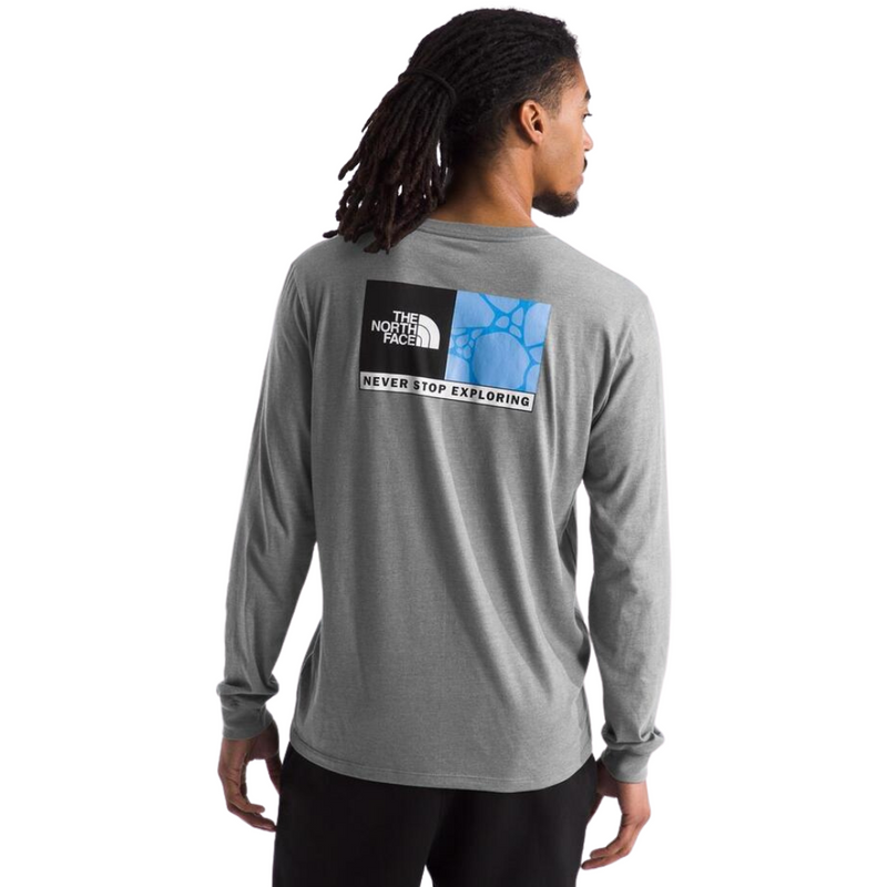 Men's The North Face Suspended Long Sleeve T-Shirt - DYY - GREY