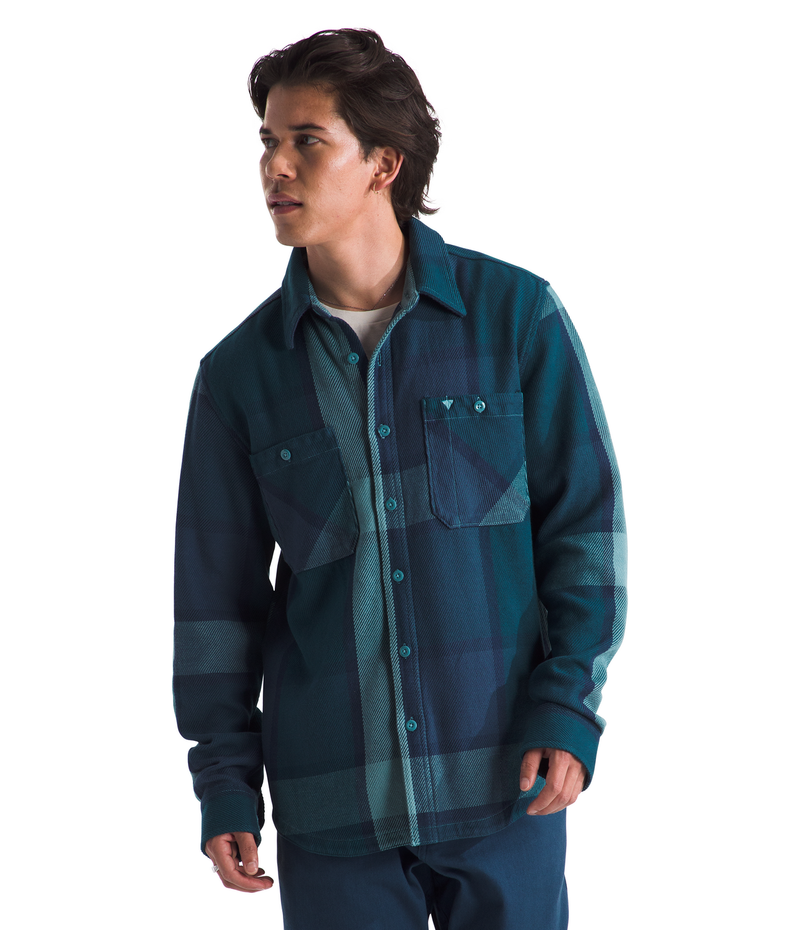 Men's The North Face Valley Twill Flannel Shirt - 6NIBLUE