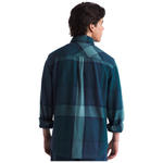 Men's The North Face Valley Twill Flannel Shirt - 6NIBLUE