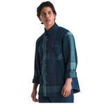 Men's The North Face Valley Twill Flannel Shirt - 6NIBLUE