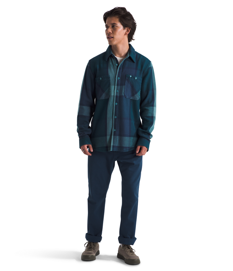 Men's The North Face Valley Twill Flannel Shirt - 6NIBLUE