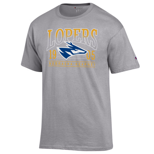 Men's UNK Lopers Retro T-Shirt - 950GRAY