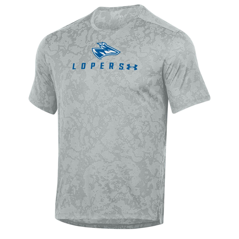 Men's UNK Lopers Under Armour Tech Geode T-Shirt - 902HGREY