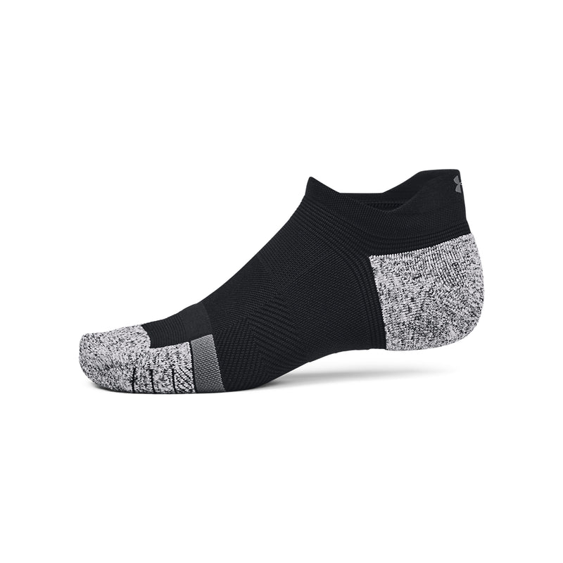 Men's Under Armour AD Pro No Show Socks 3-Pack - 001 - BLACK