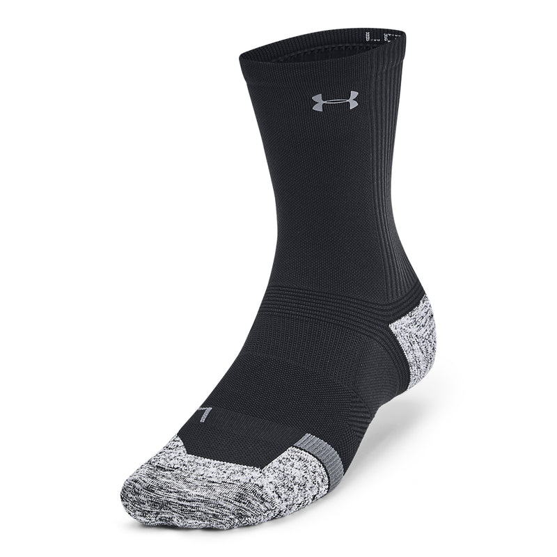 Men's Under Armour ArmourDry Pro Mid-Crew 3-Pack Socks - 001 - BLACK