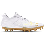 Men's Under Armour Blur Smoke Suede 2 MC Football Cleats - 100W/GLD