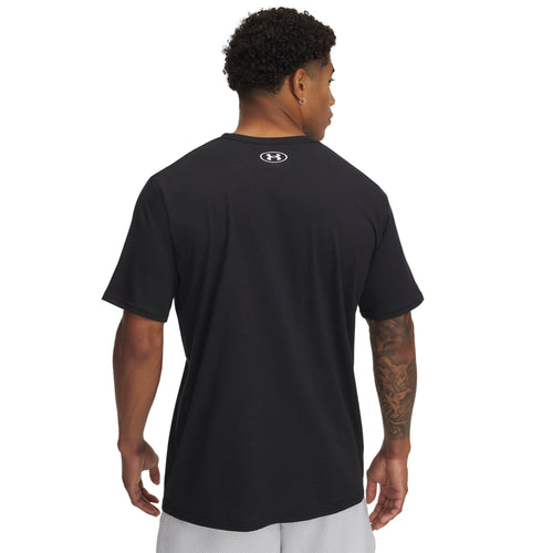 Men's Under Armour Camo Chest Stripe T-Shirt - 002 - BLACK