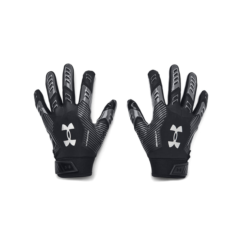 Men's Under Armour F9 Nitro Football Gloves - 001 - BLACK