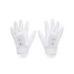 Men's Under Armour F9 Nitro Football Gloves - 100 - WHITE/BLACK