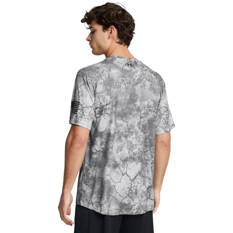 Men's Under Armour Freedom Camo T-Shirt - 011 - GREY