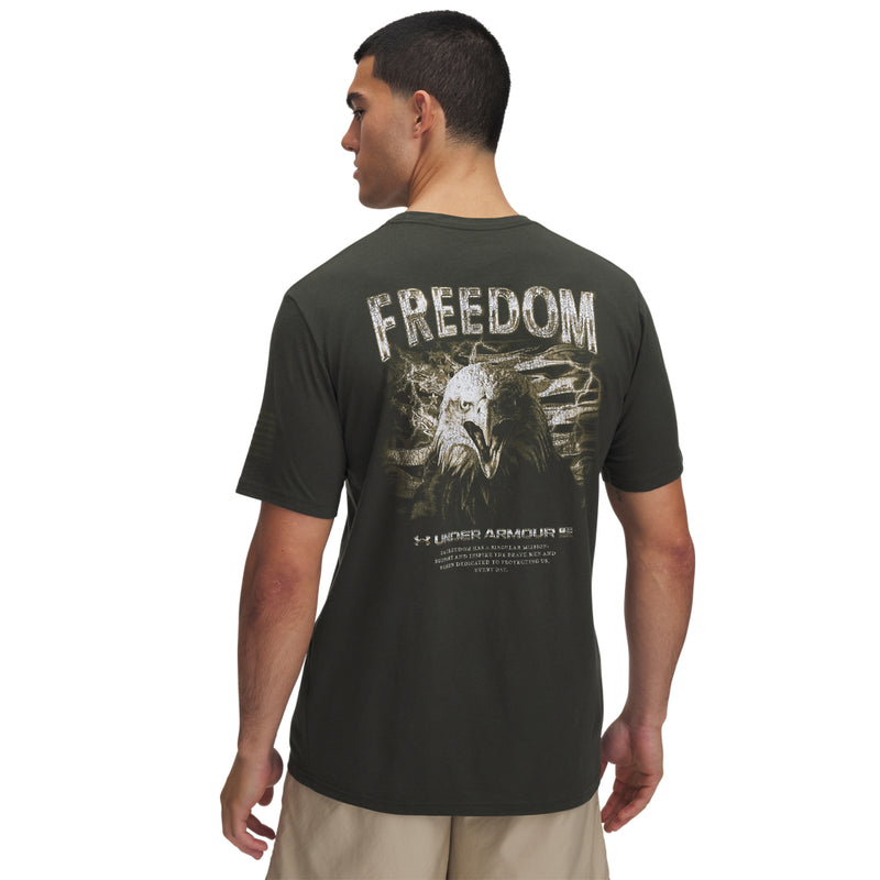 Men's Under Armour Freedom Eagle T-Shirt - 310 - GREEN