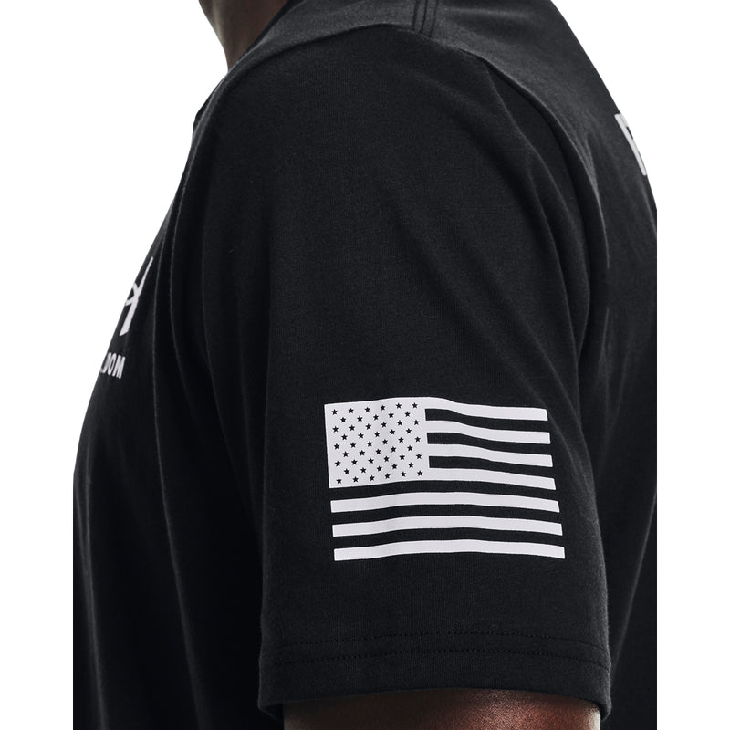 Men's Under Armour Freedom Flag T-Shirt - 001 - BLACK