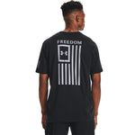 Men's Under Armour Freedom Flag T-Shirt - 002 - BLACK