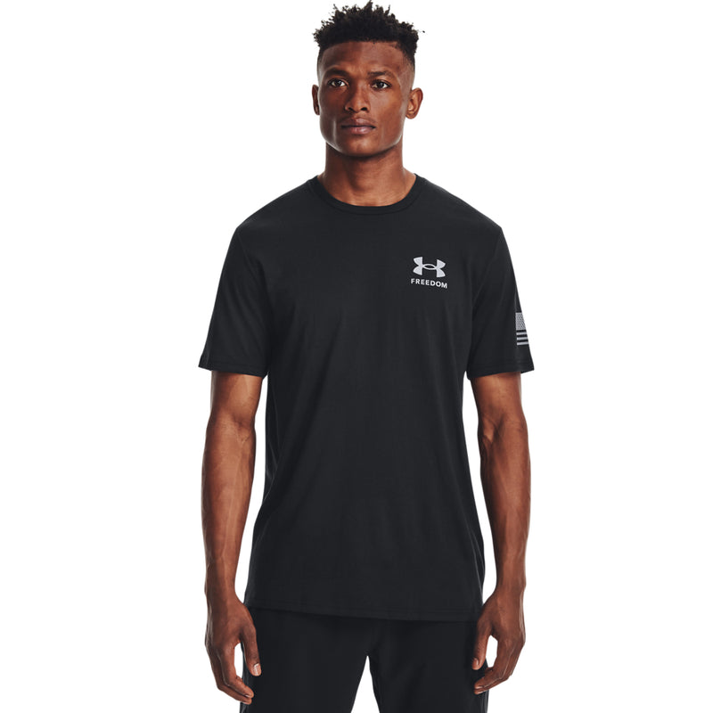 Men's Under Armour Freedom Flag T-Shirt - 002 - BLACK