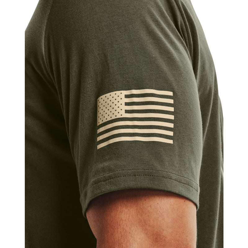 Men's Under Armour Freedom Flag T-Shirt - 390 - GREEN