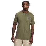 Men's Under Armour Freedom Left Chest T-Shirt - 390 - GREEN