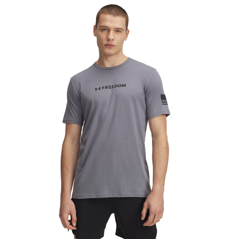 Men's Under Armour Freedom Military T-Shirt - 024 - GREY