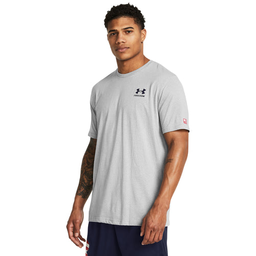 Men's Under Armour Freedom T-Shirt - 012 - GREY