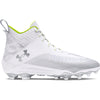 Men's Under Armour Hammer 2 MC Football Cleats - 100 - WHITE/BLACK