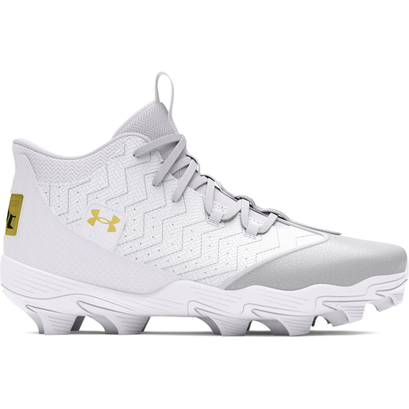 Men's Under Armour Harper 9 RM Baseball Cleats - 101 - WHITE