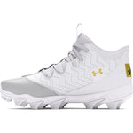 Men's Under Armour Harper 9 RM Baseball Cleats - 101 - WHITE