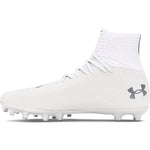 Men's Under Armour Highlight 2 MC Knit Football Cleats - 100 - WHITE/BLACK