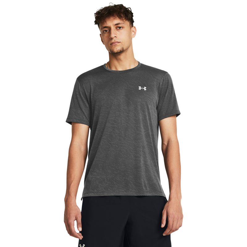 Men's Under Armour Launch Camo T-Shirt - 025 - CASTLEROCK GREY