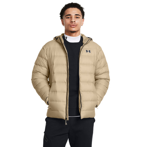 Men's Under Armour Legend Down Hooded Jacket - 299KHAKI