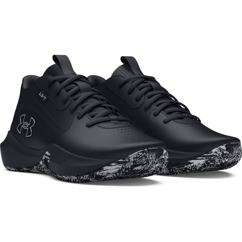 Men's Under Armour Lockdown 7 Basketball Shoes - 003 - BLACK