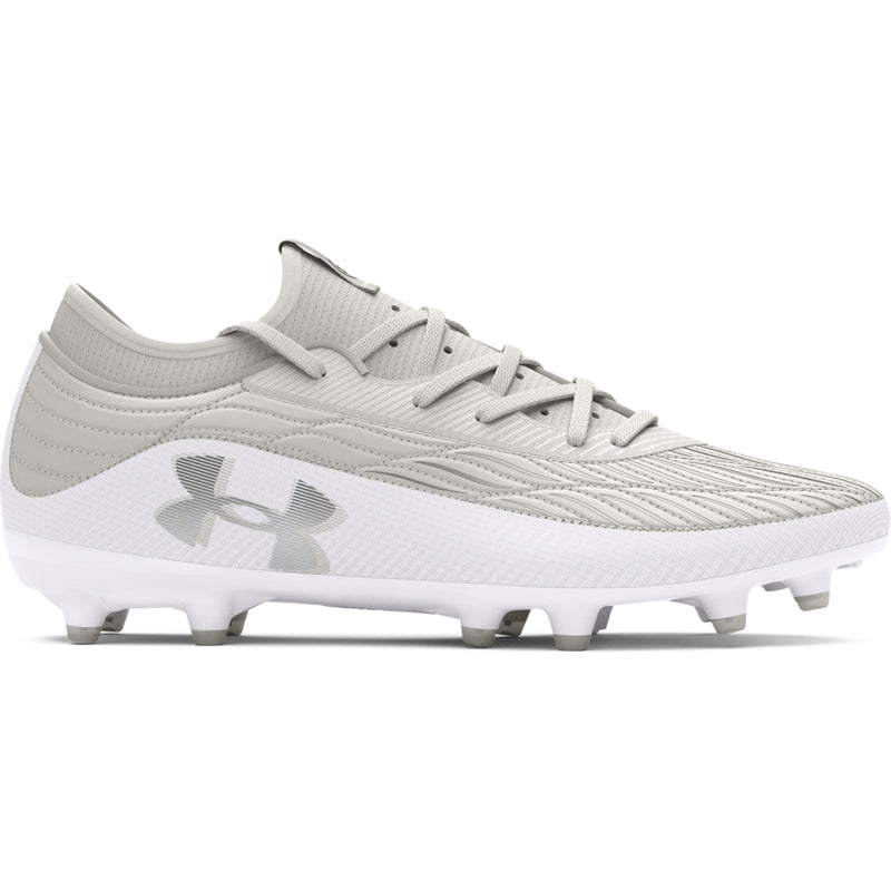 Men's Under Armour Magnetico Select 4 FG Soccer Cleats - 100 - WHITE/BLACK