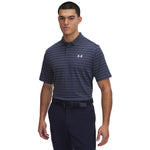 Men's Under Armour Match Play Stripe Polo - 044GRAY