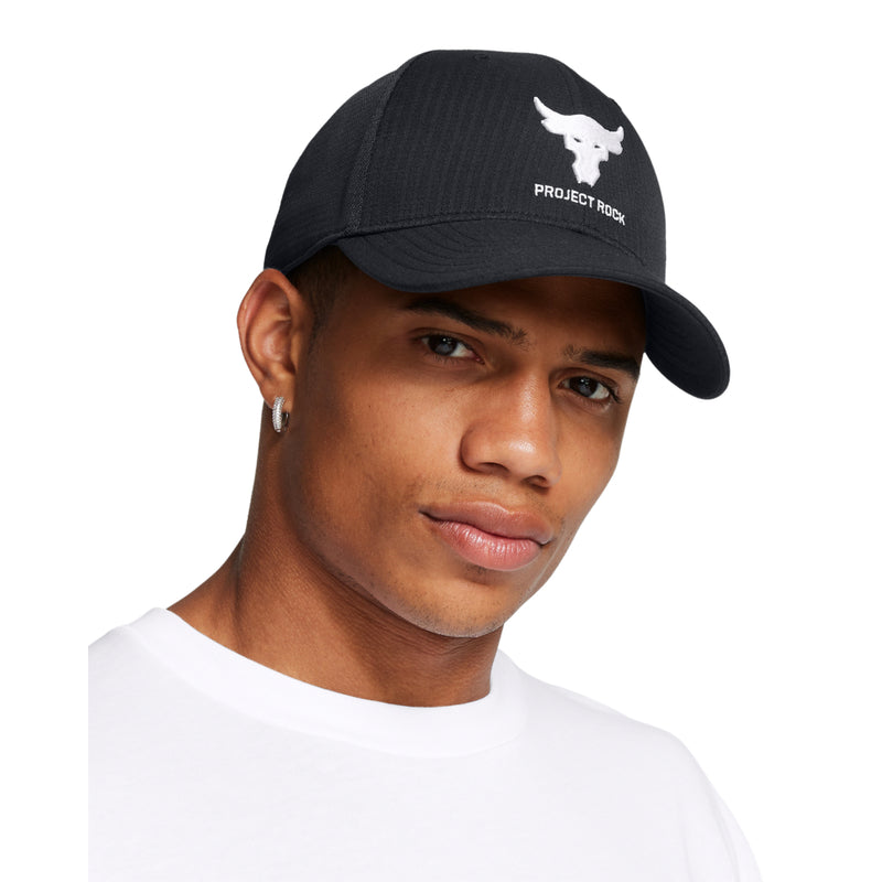 Men's Under Armour Project Rock Trucker Hat - 003 - BLACK