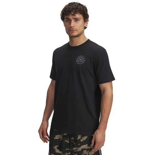 Men's Under Armour Project Rock Wire T-Shirt - 001 - BLACK