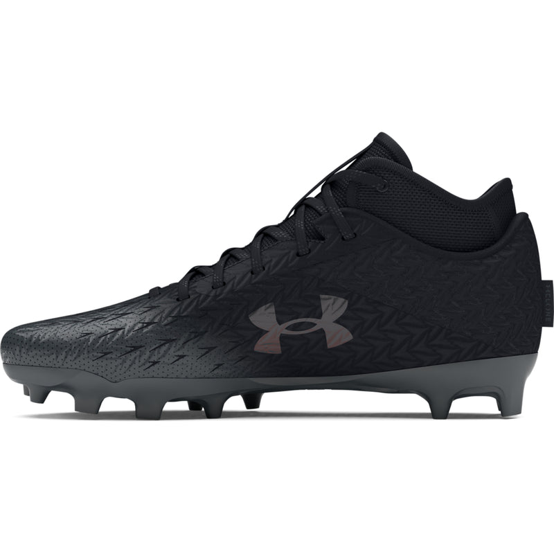 Men's Under Armour Spotlight Clone 4 MC Football Cleats - 001 - BLACK