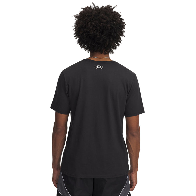 Men's Under Armour Stacked Logo T-Shirt - 001 - BLACK