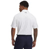 Men's Under Armour T2G Printed Polo - 101 - WHITE