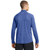 Men's Under Armour Tech Textured 1/2 Zip - 432 - TECH BLUE