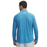 Men's Under Armour Tech Textured 1/2 Zip - 452BLUE