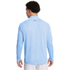 Men's Under Armour Tech Textured 1/2 Zip - 465 - HORIZON BLUE