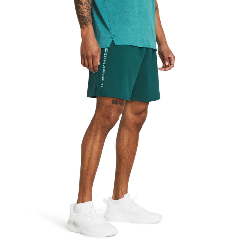 Men's Under Armour Woven Wordmark Short - 449 - HYDRO TEAL