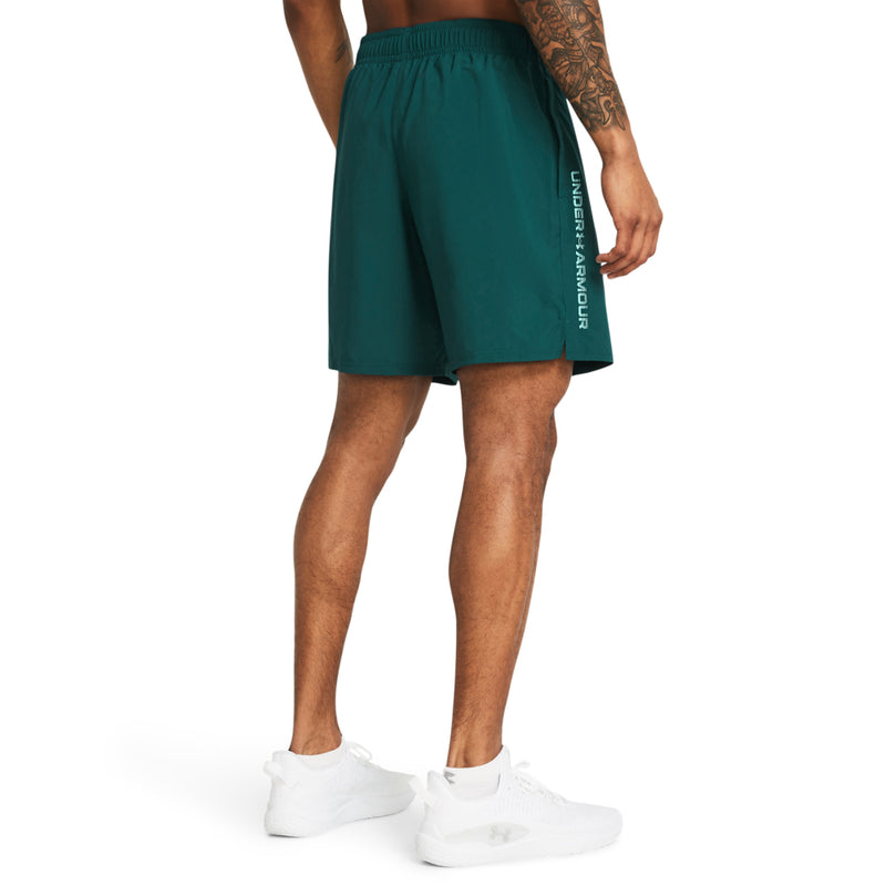 Men's Under Armour Woven Wordmark Short - 449 - HYDRO TEAL