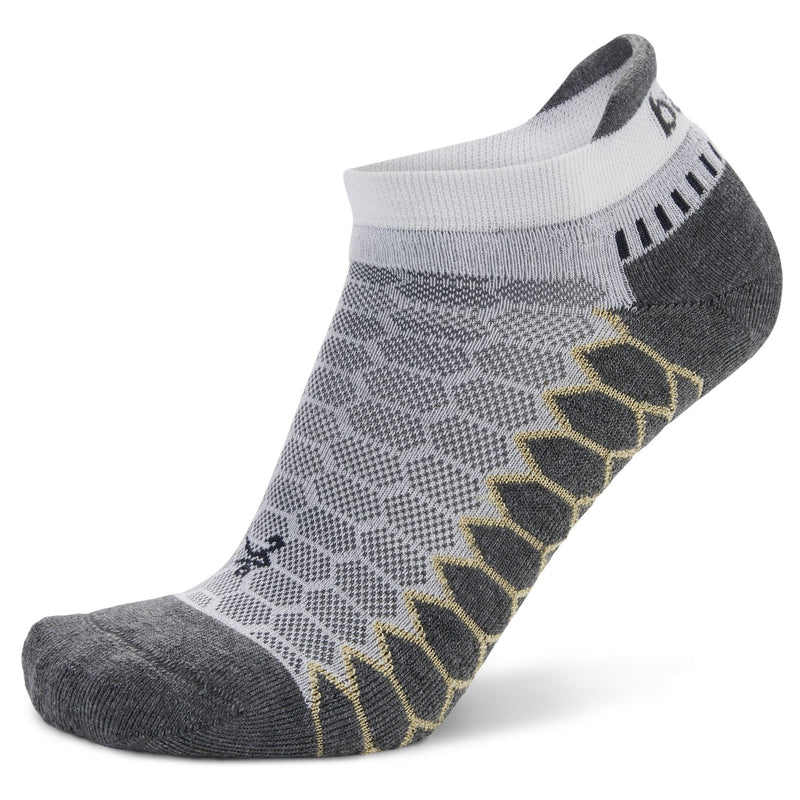 Men's/Women's Balega Silver Anti-Microbial No Show Socks - 0339 WHT