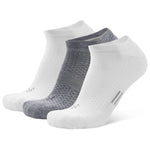 Men's/Women's Balega Tempo No Show Socks 3-Pack - 0200 WHT