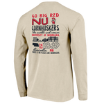 Men's/Women's Nebraska Huskers Elements Stacked Longsleeve - IVORY