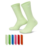 Men's/Women's Nike Everyday Cushion Crew Sock 6-Pack - 969 GRN